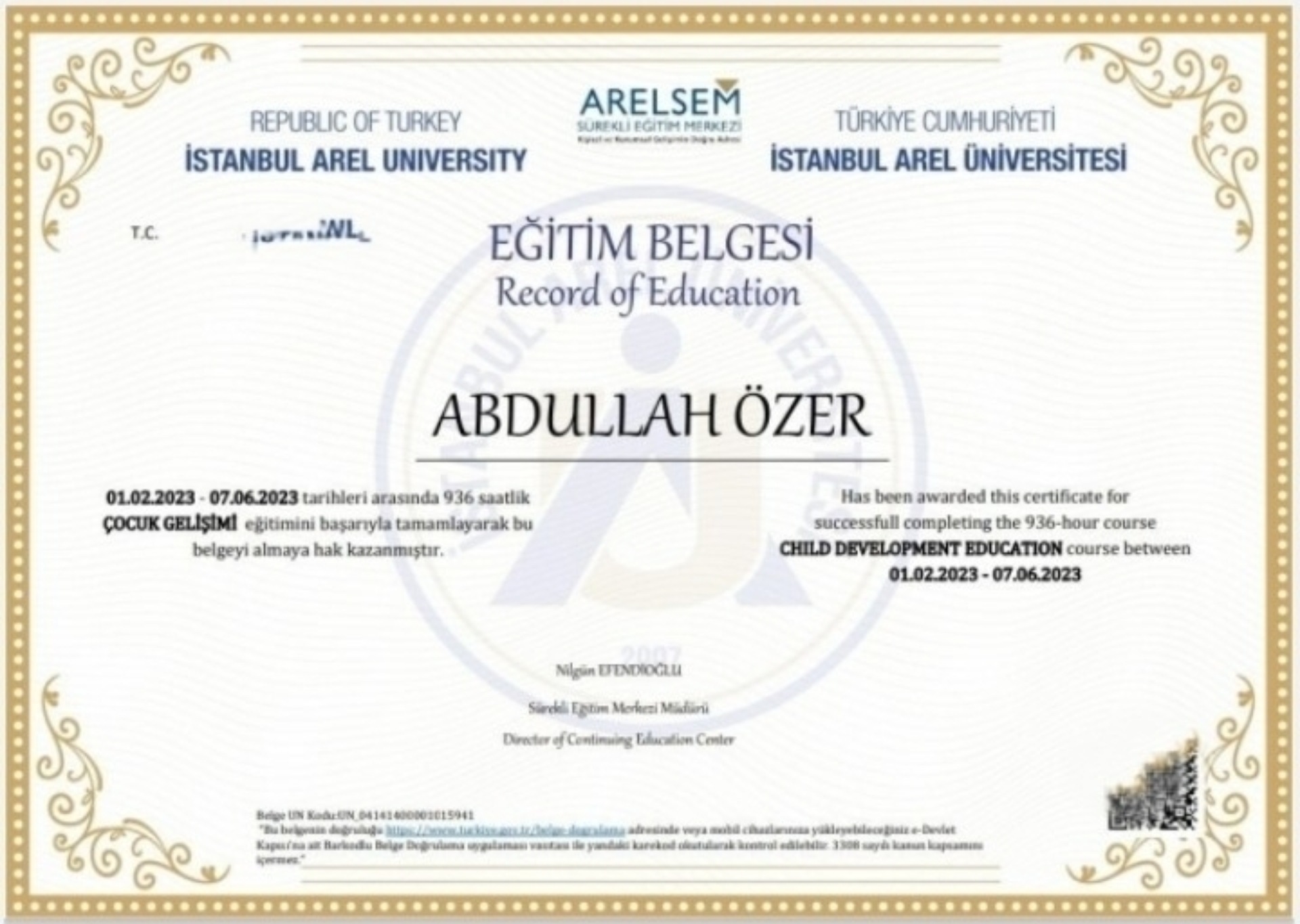 Çocuk gelişimi